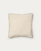 Japandi Kissenbezug Enari – Baumwolle, Beige, 50 × 50 cm – weitere Ansicht
