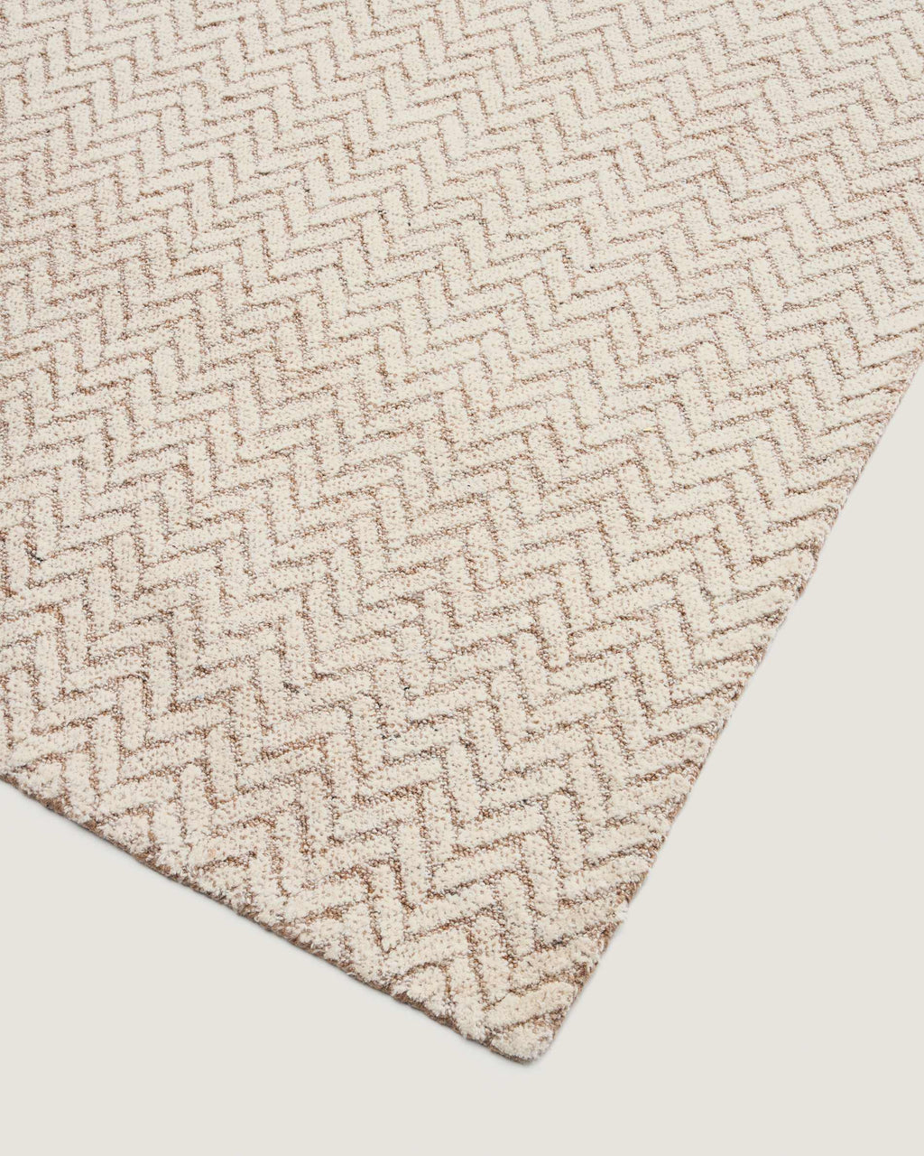Japandi Teppich Calira – Wolle, Beige, 230 × 160 cm – weitere Ansicht