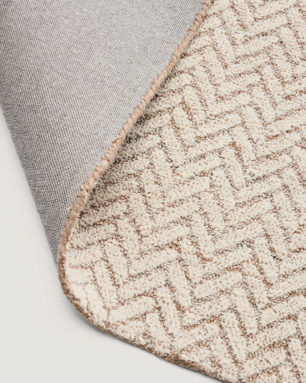 Japandi Teppich Calira – Wolle, Beige, 230 × 160 cm – weitere Ansicht