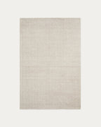Japandi Teppich Calira – Wolle, Beige, 230 × 160 cm – Produktansicht