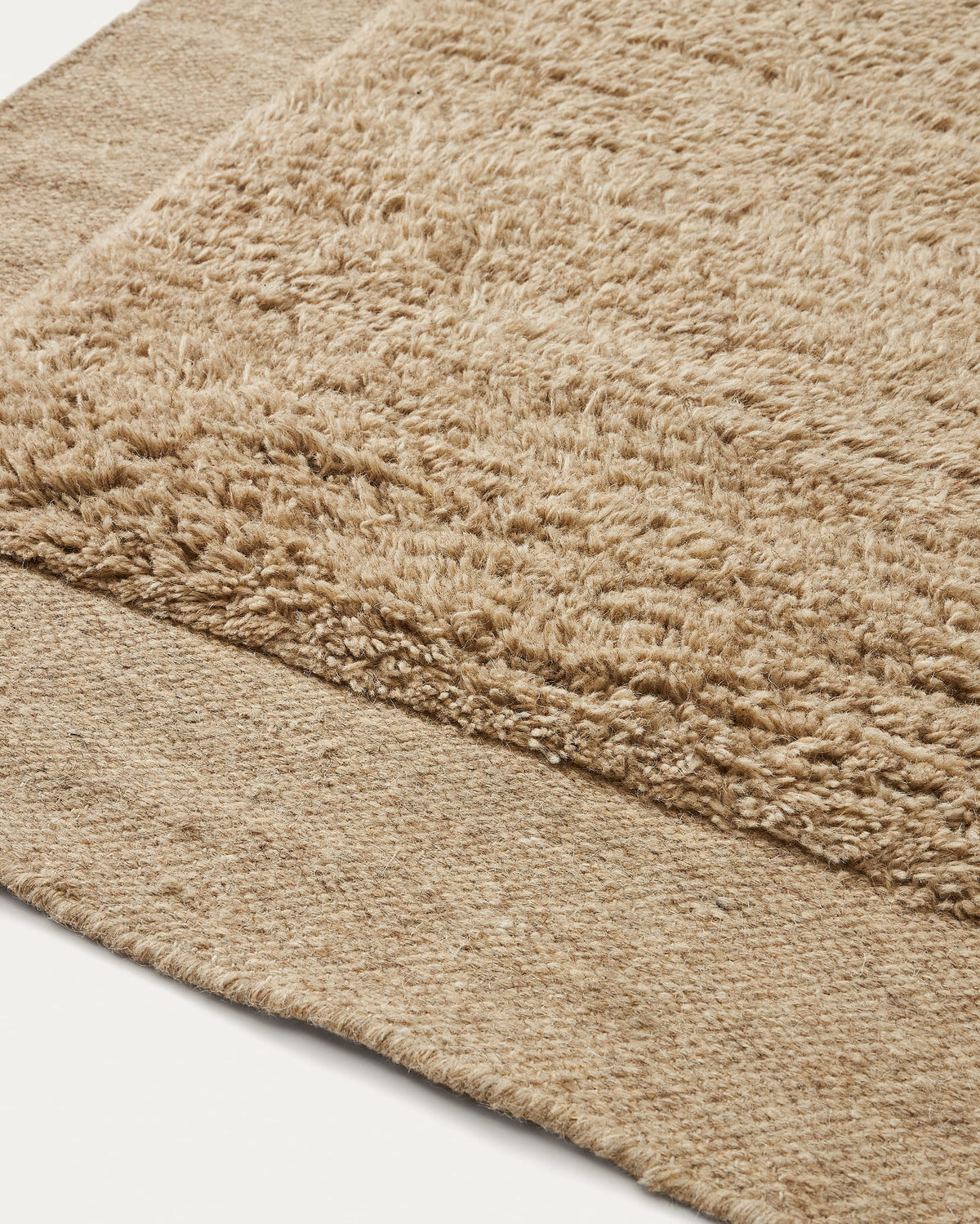 Japandi Teppich Marely – Wolle, Beige, 300 × 200 cm – weitere Ansicht