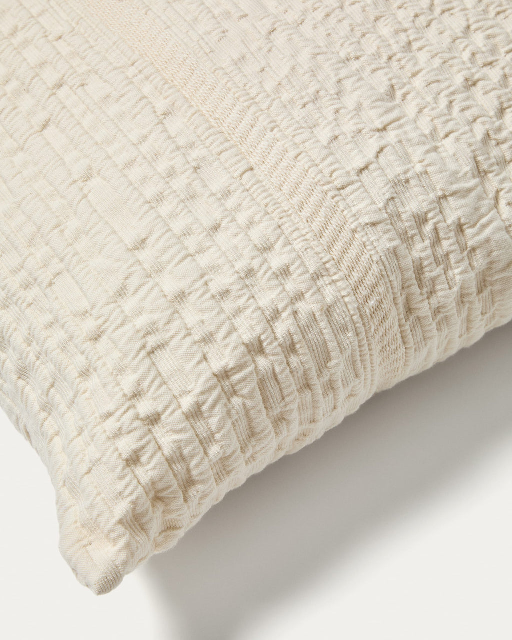 Japandi Kissenbezug Raylo – Baumwolle, Ecru, 50 × 50 cm – weitere Ansicht