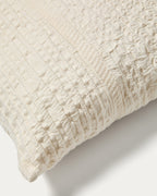 Japandi Kissenbezug Raylo – Baumwolle, Ecru, 50 × 50 cm – weitere Ansicht