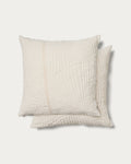 Japandi Kissenbezug Raylo – Baumwolle, Ecru, 50 × 50 cm – Produktansicht