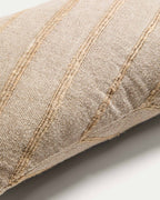 Japandi Kissenbezug Riena – Baumwolle, Beige, 30 × 50 cm – weitere Ansicht