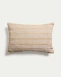 Japandi Kissenbezug Riena – Baumwolle, Beige, 40 × 60 cm – Produktansicht
