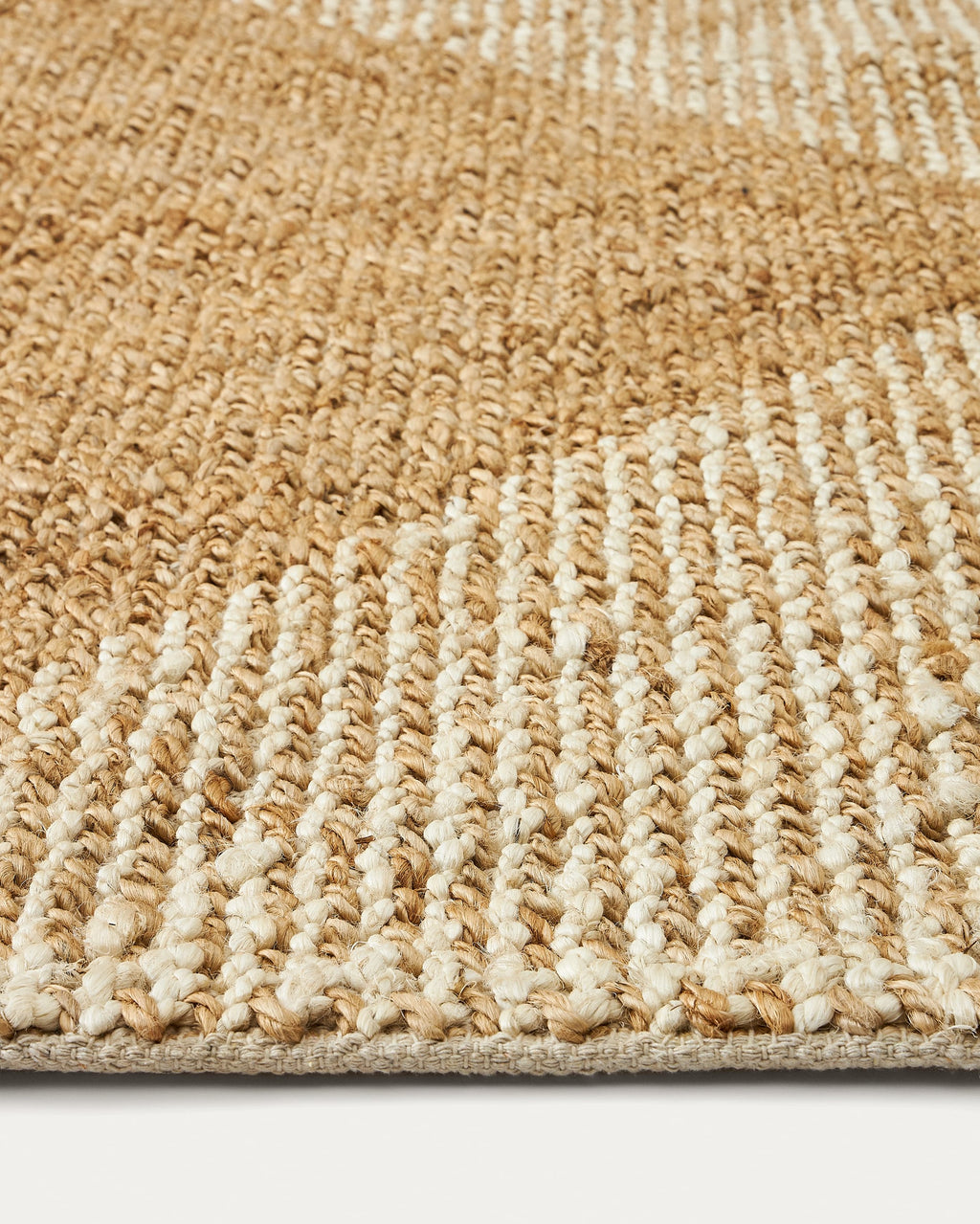 Japandi Teppich Maelan – Jute, Braun, 160 × 230 cm – weitere Ansicht