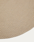 Japandi Teppich Rodhe – Stoff, Beige, 160 × 230 cm – weitere Ansicht