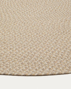 Japandi Teppich Rodhe – Stoff, Beige, 160 × 230 cm – weitere Ansicht