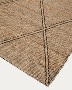 Japandi Teppich Vallalta – Jute, Natur, 200 × 300 cm – weitere Ansicht