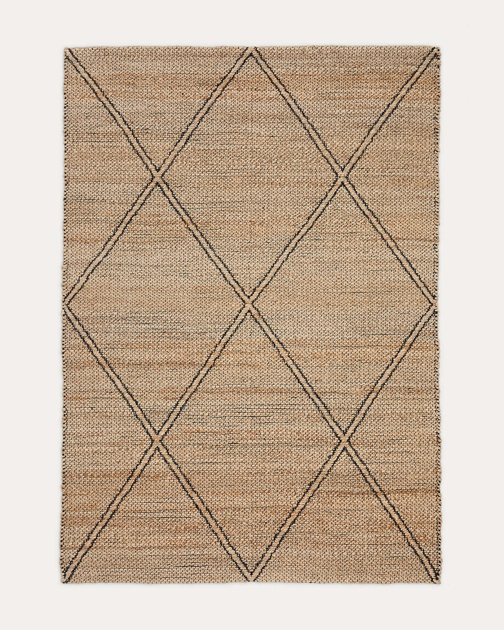 Japandi Teppich Vallalta – Jute, Natur, 200 × 300 cm – Produktansicht