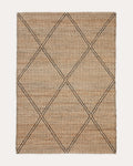 Japandi Teppich Vallalta – Jute, Natur, 200 × 300 cm – Produktansicht