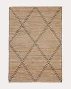 Japandi Teppich Vallalta – Jute, Natur, 200 × 300 cm – Produktansicht