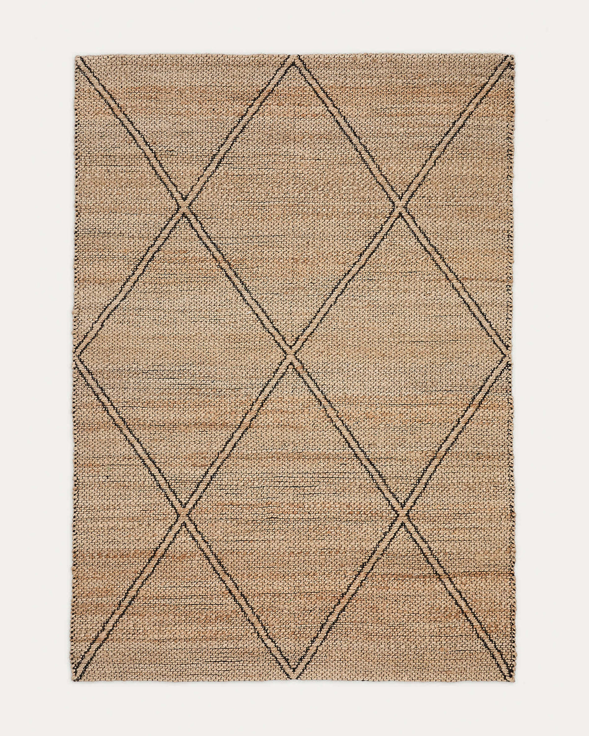 Japandi Teppich Vallalta – Jute, Natur, 200 × 300 cm – Produktansicht