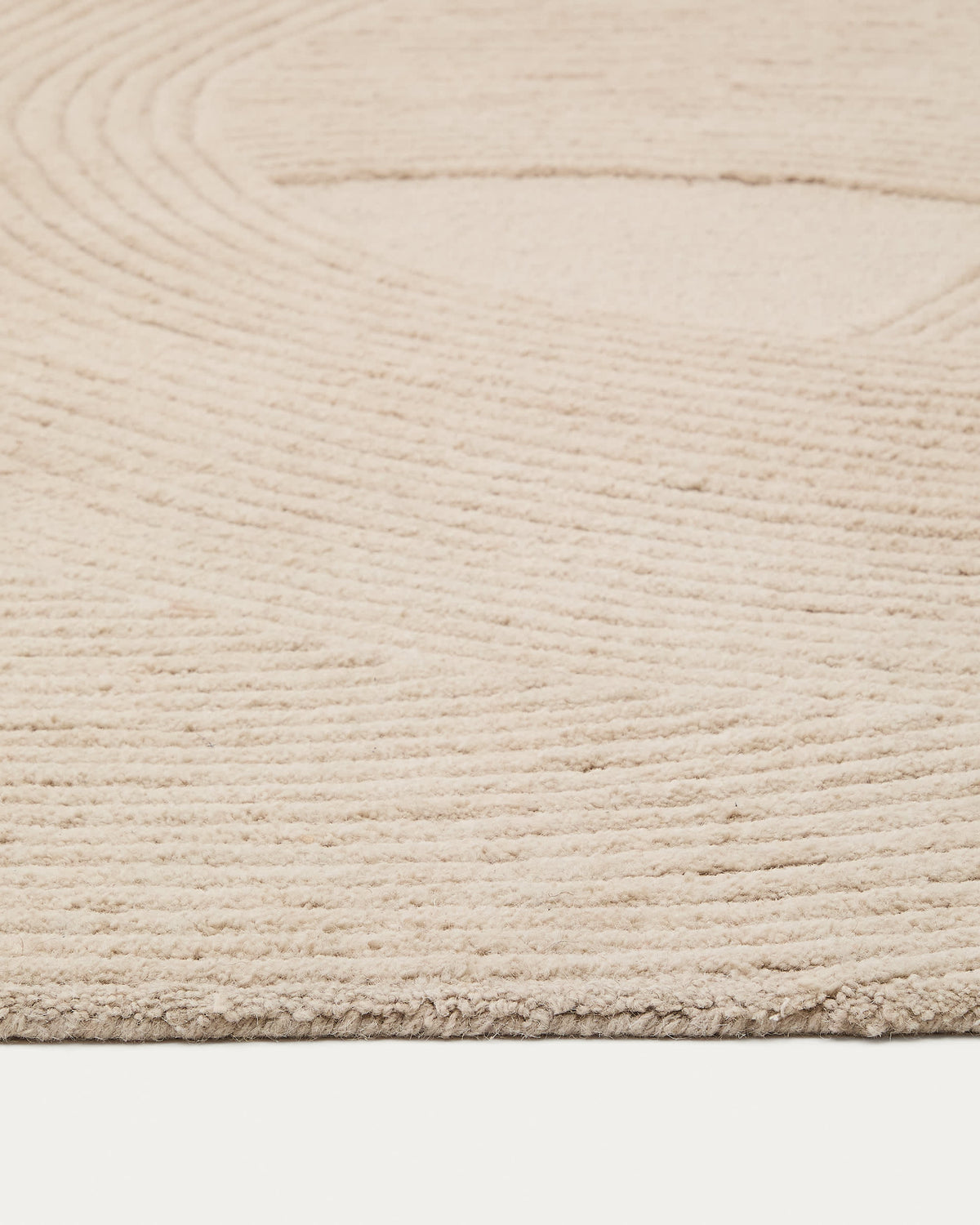 Japandi Teppich Domm – Wolle, Beige, 200 × 300 cm – weitere Ansicht