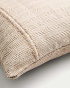 Japandi Kissenbezug Drati – Stoff, Beige, 45 × 45 cm – weitere Ansicht