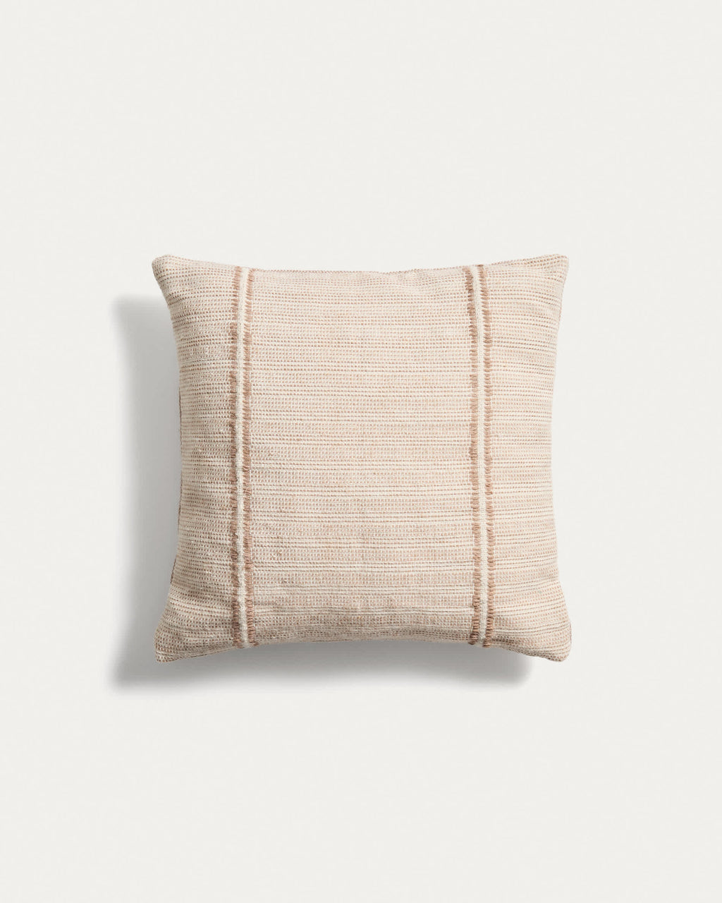Japandi Kissenbezug Drati – Stoff, Beige, 45 × 45 cm – Produktansicht
