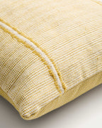Japandi Kissenbezug Drati – Stoff, Gelb, 45 × 45 cm – weitere Ansicht