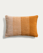 Japandi Kissenbezug Adys – Stoff, Orange, 40 × 60 cm – Produktansicht