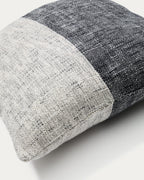 Japandi Kissenbezug Dalel – Stoff, Grau, 45 × 45 cm – weitere Ansicht