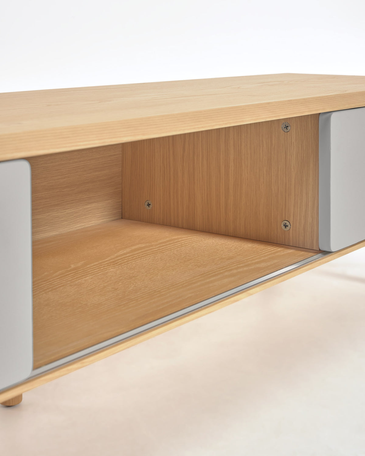 Japandi TV-Möbel Anielle – Esche, Mehrfarbig, 180 × 41 cm – weitere Ansicht