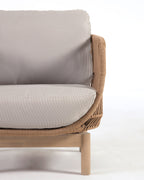 Japandi Sessel Catalina – Akazie, Beige – weitere Ansicht