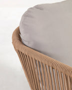 Japandi Sessel Catalina – Akazie, Beige – weitere Ansicht