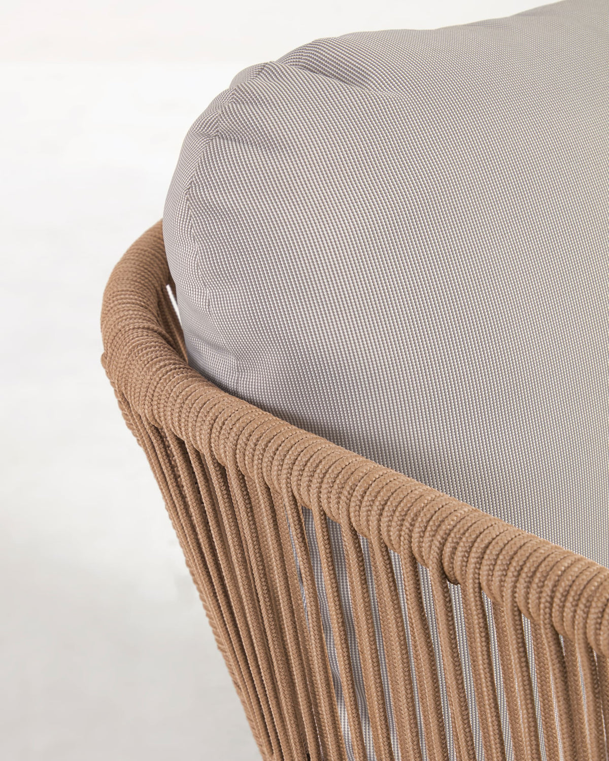 Japandi Sessel Catalina – Akazie, Beige – weitere Ansicht