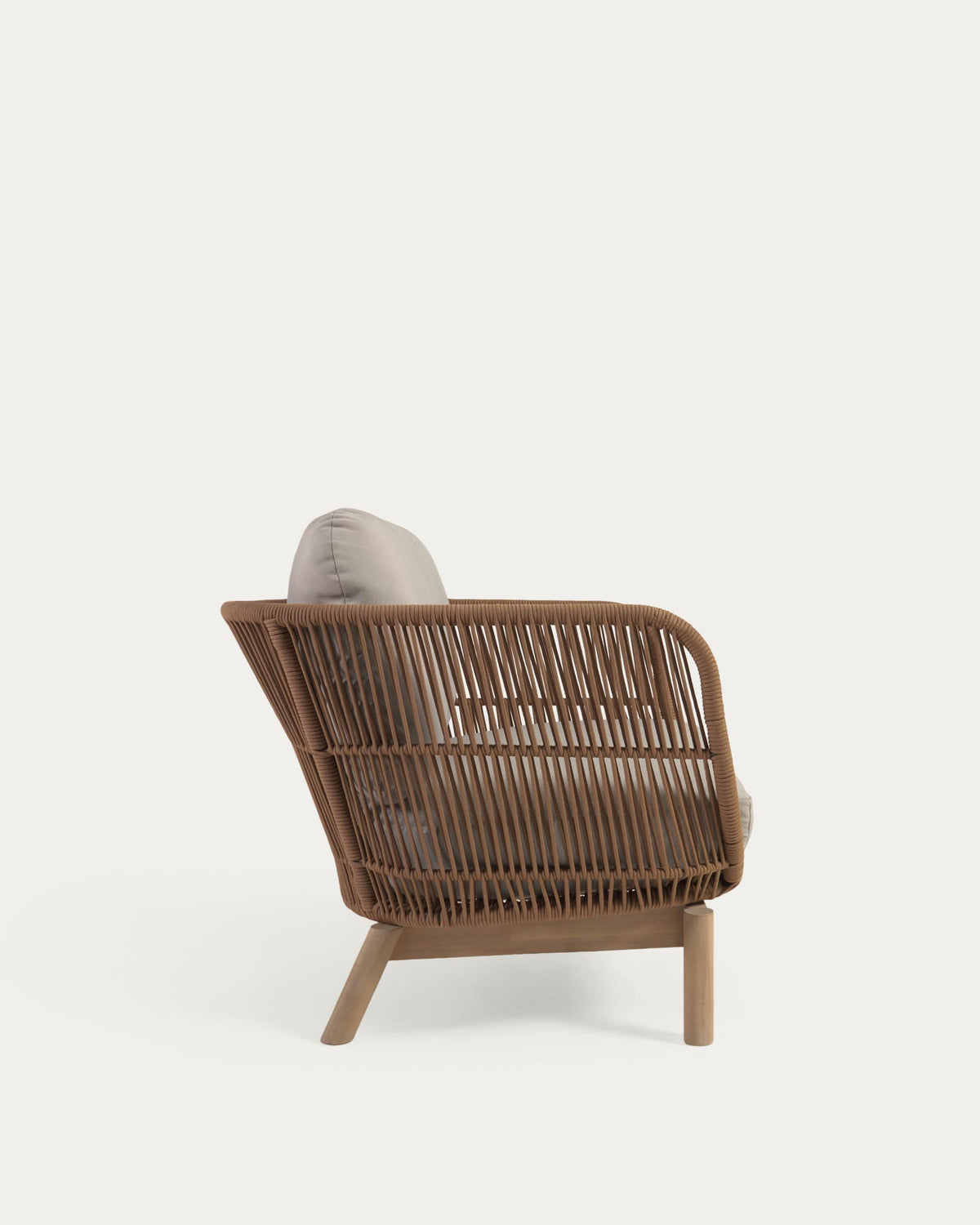 Japandi Sessel Catalina – Akazie, Beige – weitere Ansicht