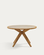 Japandi Esstisch Julieta – Akazie, Beige, Ø 120 cm – weitere Ansicht