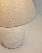 Japandi Tischlampe Noara – Magnesia, Weiß – weitere Ansicht
